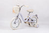 Raccoon Bicycle With Basket 14 Inch Purple TN24R74 14IN - Colorland Toys