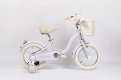 Raccoon Bicycle With Basket 14 Inch Purple TN23R06 14IN