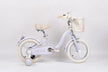 Raccoon Bicycle With Basket 14 Inch Purple TN24R74 14IN