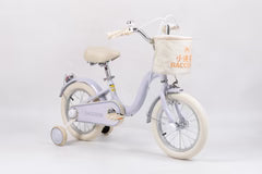 Raccoon Bicycle With Basket 14 Inch Purple TN24R74 14IN - Colorland Toys