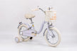 Raccoon Bicycle With Basket 14 Inch Purple TN24R74 14IN