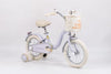 Raccoon Bicycle With Basket 14 Inch Purple TN24R74 14IN - Colorland Toys
