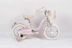 Raccoon Bicycle With Basket 16 Inch Pink TN23R06 16IN - Colorland Toys