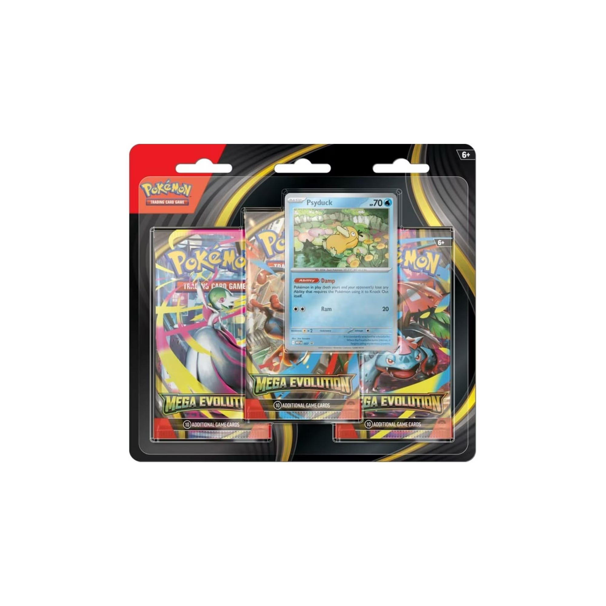 Pokemon TCG Mega Evolution 3-Pack Blister - Asstd. 10-10050-101