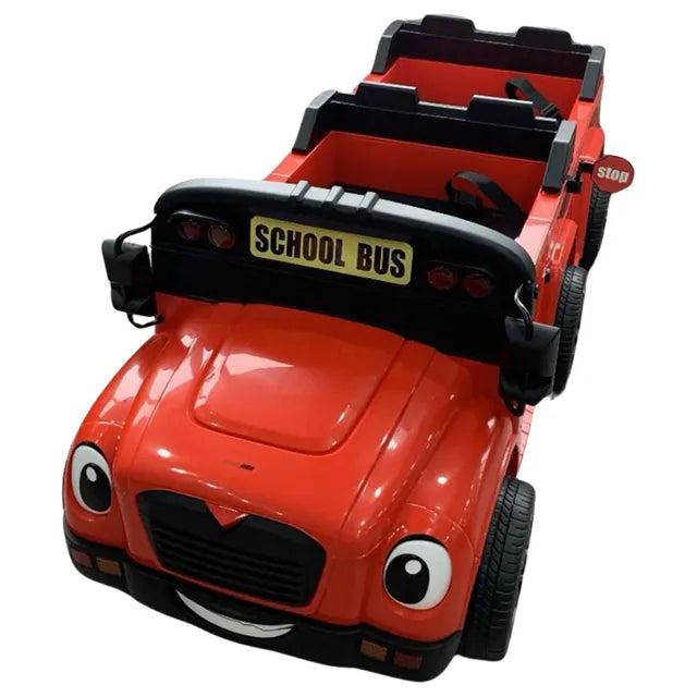 ProRide School Bus 2-Seater 24V7AH Red - Colorland Toys