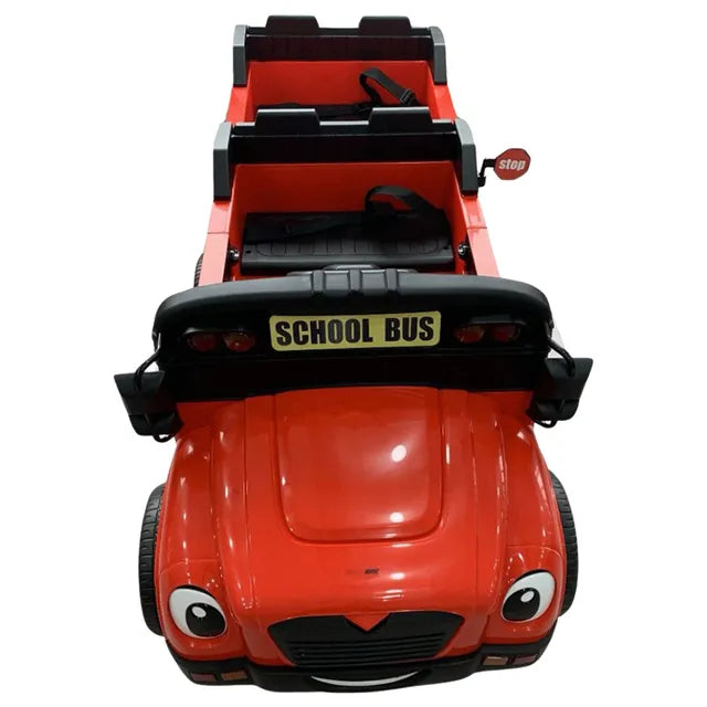 ProRide School Bus 2-Seater 24V7AH Red - Colorland Toys