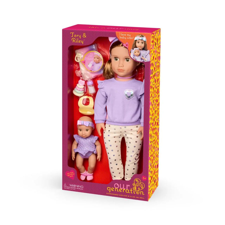 Our Generation Big/Little Sister Dolls - Tory & Riley  BD31726Z — image 1