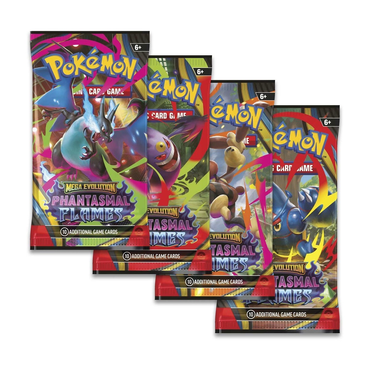 Pokemon TCG ME02-Phantasmal Flames Booster Pack 10-10190-119 - Colorland Toys