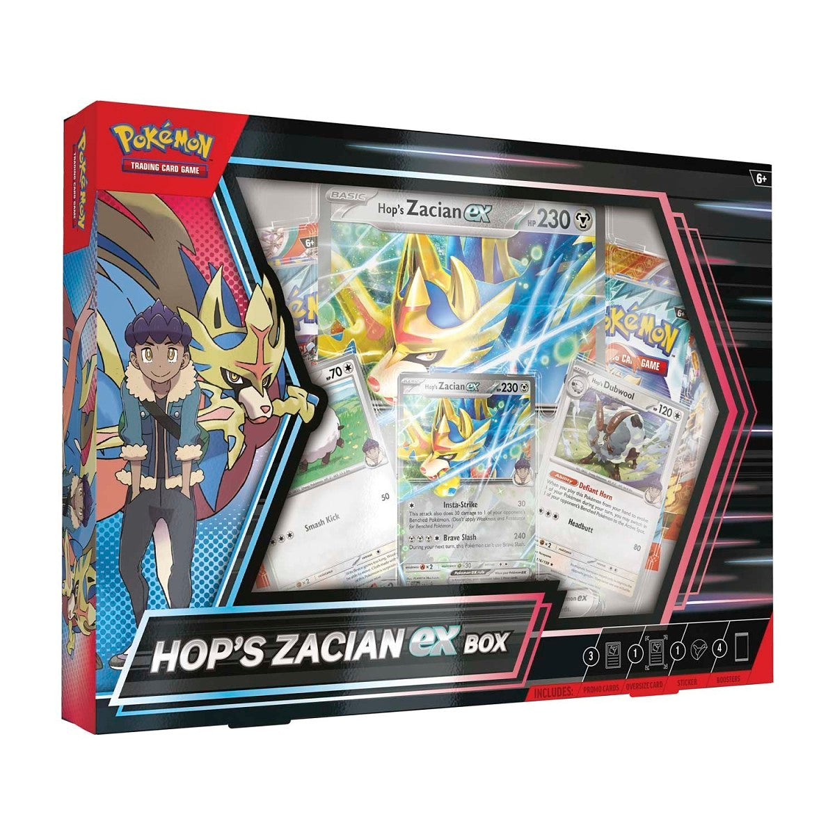 Pokémon TCG: Hop’s Zacian EX Box 10-10134-102 - Colorland Toys