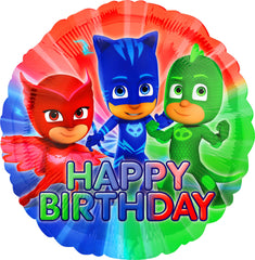 Anagram Standard Happy Birthday Balloon - PJ Masks 17in 34673