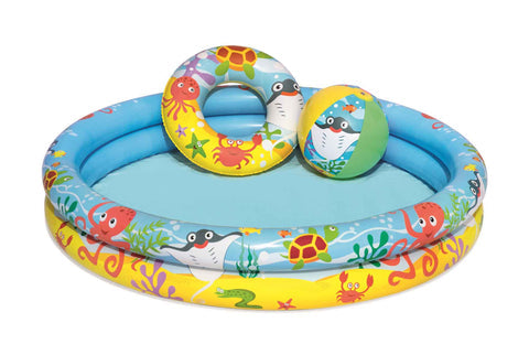 Bestway Play Pool with 2-Ring 1.22mx20cm 51124 - Colorland Toys