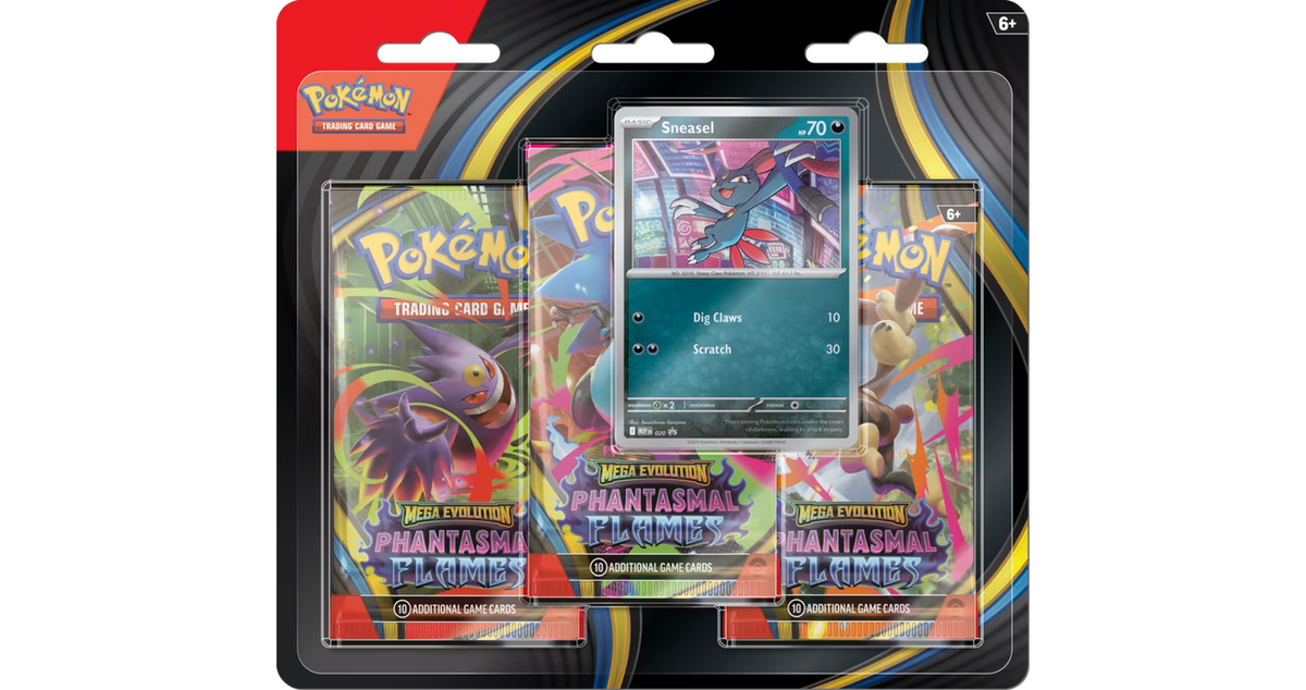 Pokémon TCG: Mega Evolution Phantasmal Flames Three-Booster Blister Pack — image 4
