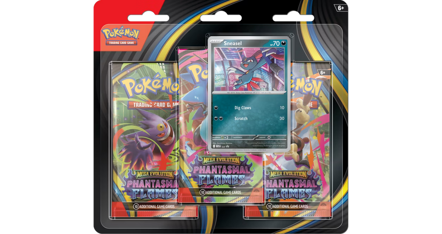 Pokémon TCG: Mega Evolution Phantasmal Flames Three-Booster Blister Pack — image 4