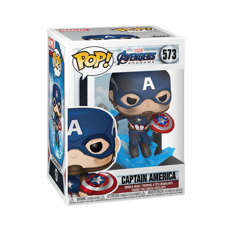 Funko Pop! Marvel Avengers Endgame – Captain America with Broken Shield (Model 45137)