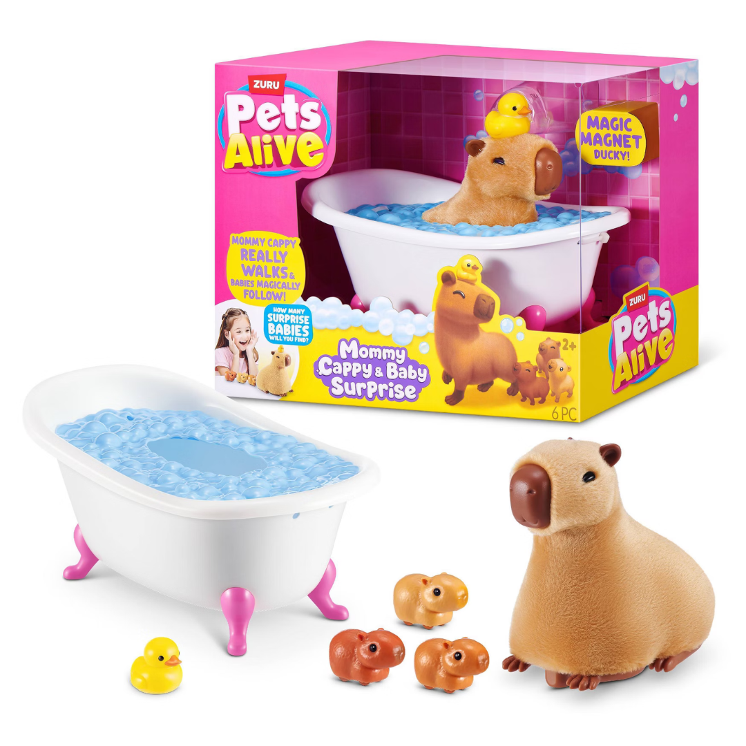 Pets Alive Mama Capybara & Baby Surprise 9574