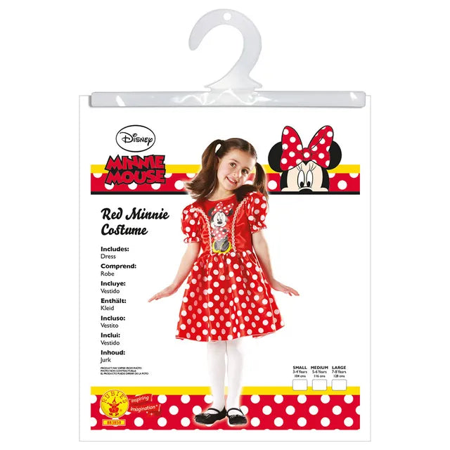 Rubies Classic Minnie Red Costume Small 5-6 883859
