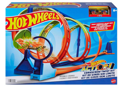 Hot Wheels Action Corkscrew Twist Kit Playset HMX41