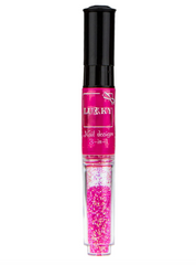 Lukky Nail Design Pen 3-In-1 133 - Fuchsia 6ml LUK-T16772 - Colorland Toys
