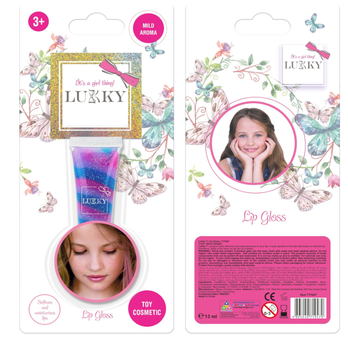 Lukky Lipgloss - Berry Delight 13ml LUK-T11947 - Colorland Toys