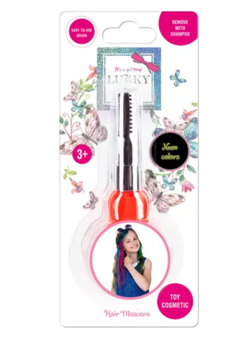Lukky Hair Mascara Neon - Red 15ml LUK-T11935 - Colorland Toys