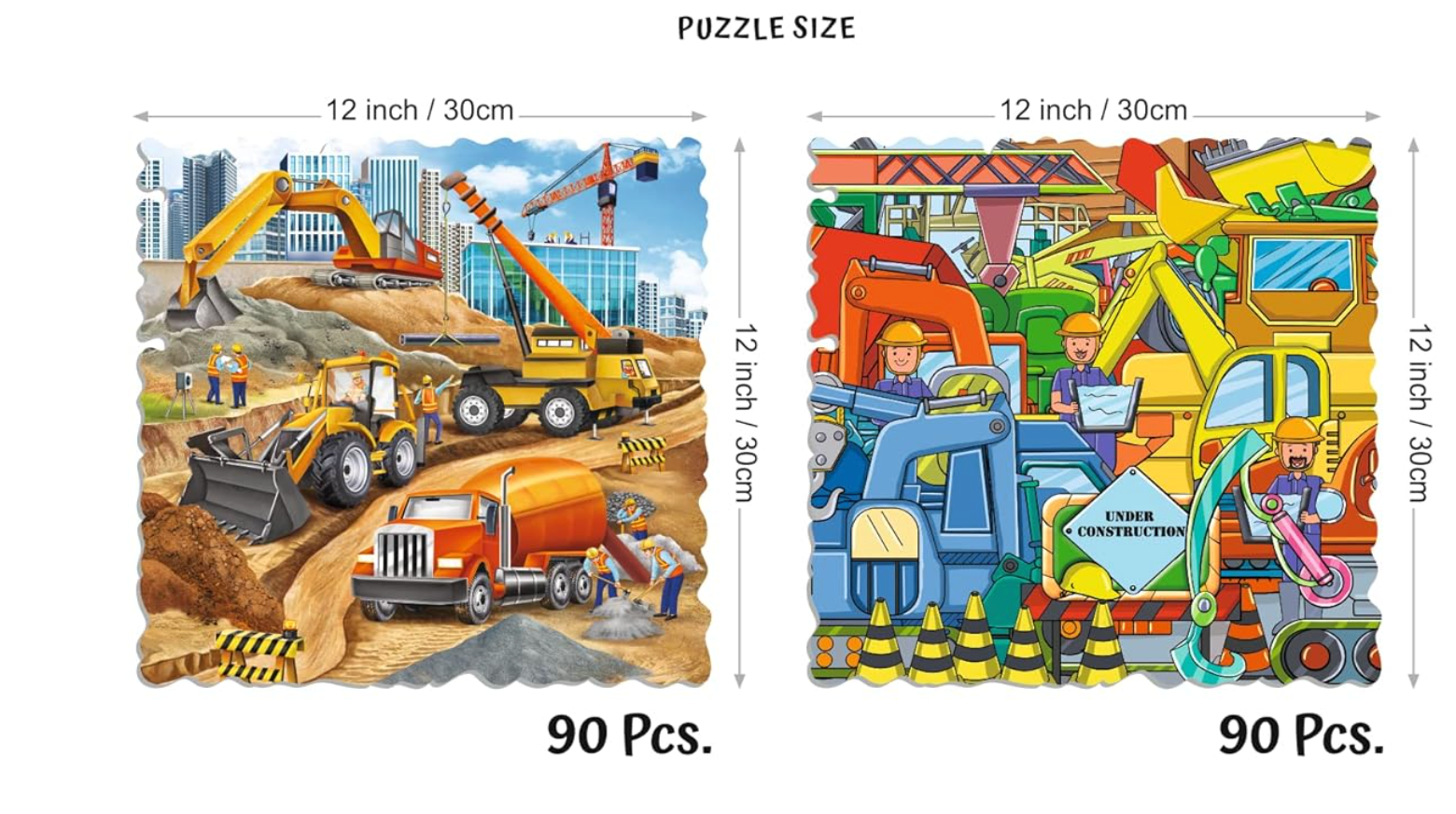 Unikplay Go Crazy Jigsaw Puzzle - Construction UPJP-1212/GB03 - Colorland Toys