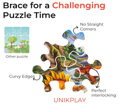Unikplay Go Crazy Jigsaw Puzzle - Dino UPJP-1212/GB01 - Colorland Toys
