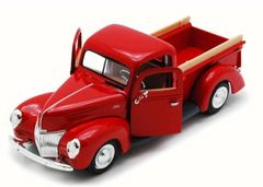Motor Max 1940 Ford PickUp Red 1:24 Series 73234 - Colorland Toys