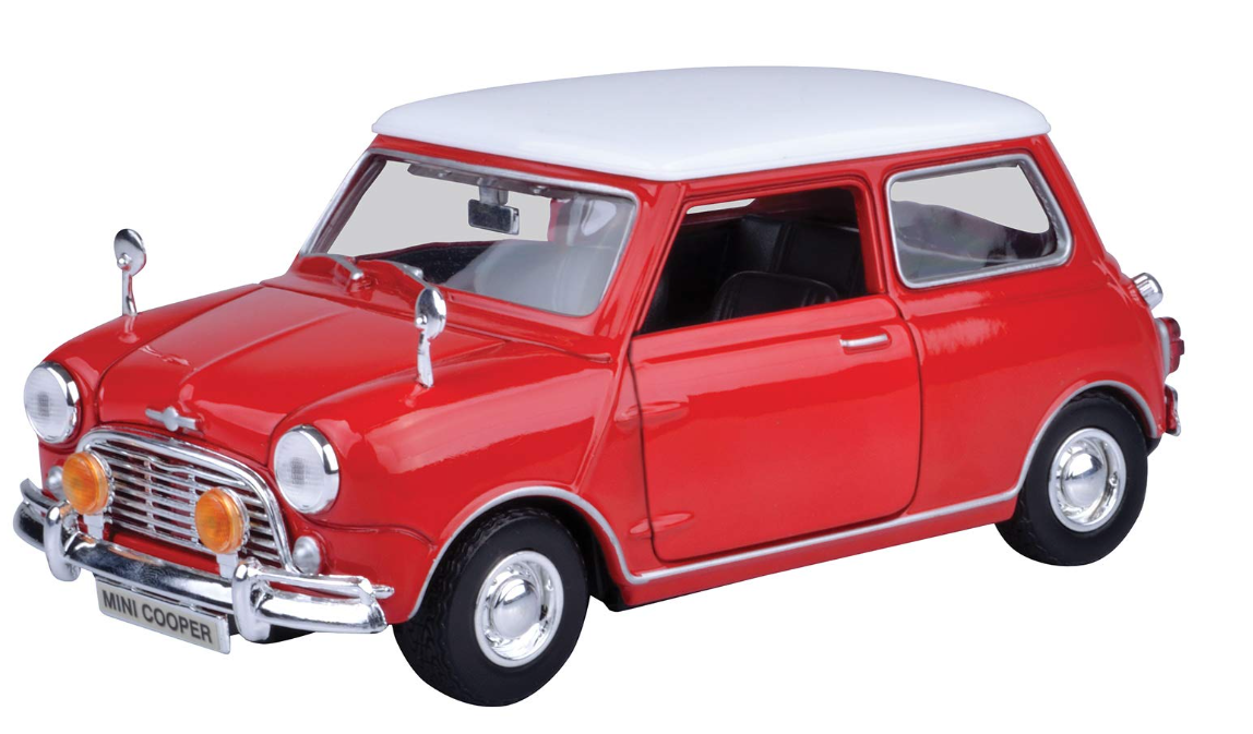 Motor Max Morris Mini Cooper 1961-67 Red 1:18 Series 73113 - Colorland Toys