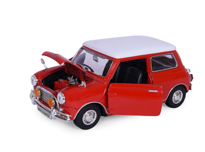 Motor Max Morris Mini Cooper 1961-67 Red 1:18 Series 73113 - Colorland Toys