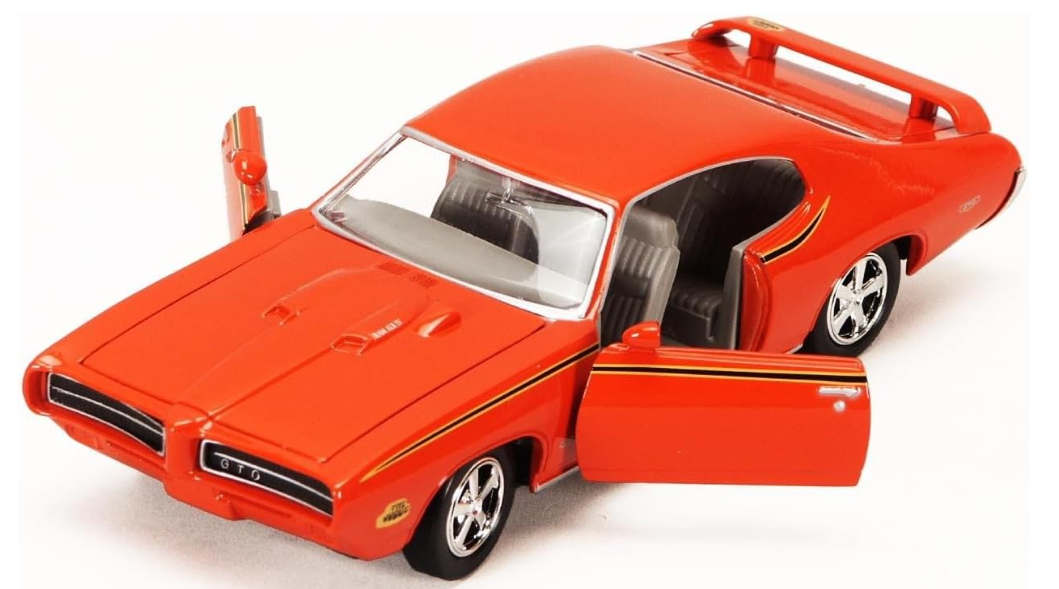 Motor Max 1969 Pontiac GTO Judge Orange 1:18 Series 73133 - Colorland Toys