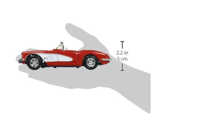 Motor Max 1959 Corvette Red 1:24 Series 73216 - Colorland Toys