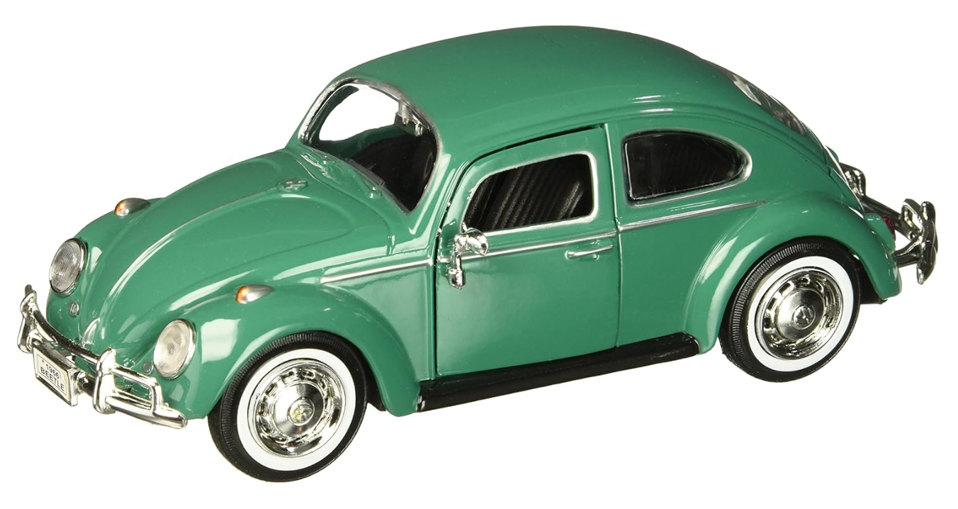 Motor Max 1966 Volkswagen Beetle Green 1:24 Series 73223 - Colorland Toys