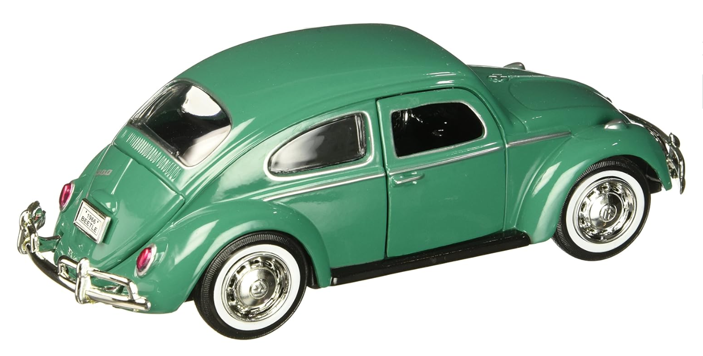 Motor Max 1966 Volkswagen Beetle Green 1:24 Series 73223 - Colorland Toys