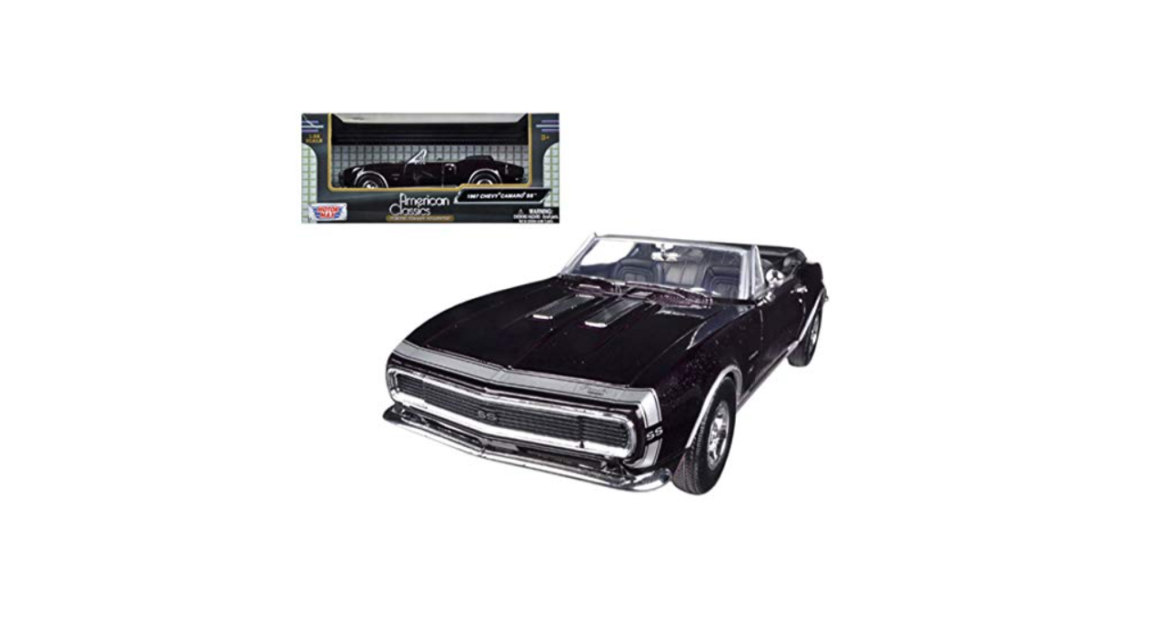 Motor Max 1967 Chevy Camaro SS Burgundy 1:24 Series 73301 - Colorland Toys
