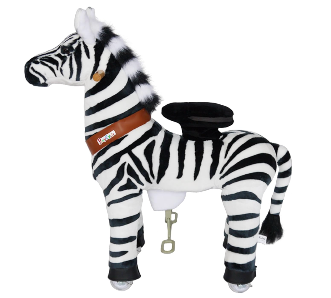 Tobys Ponycycle Wild Zebra Rideamal TB-2001 - Colorland Toys
