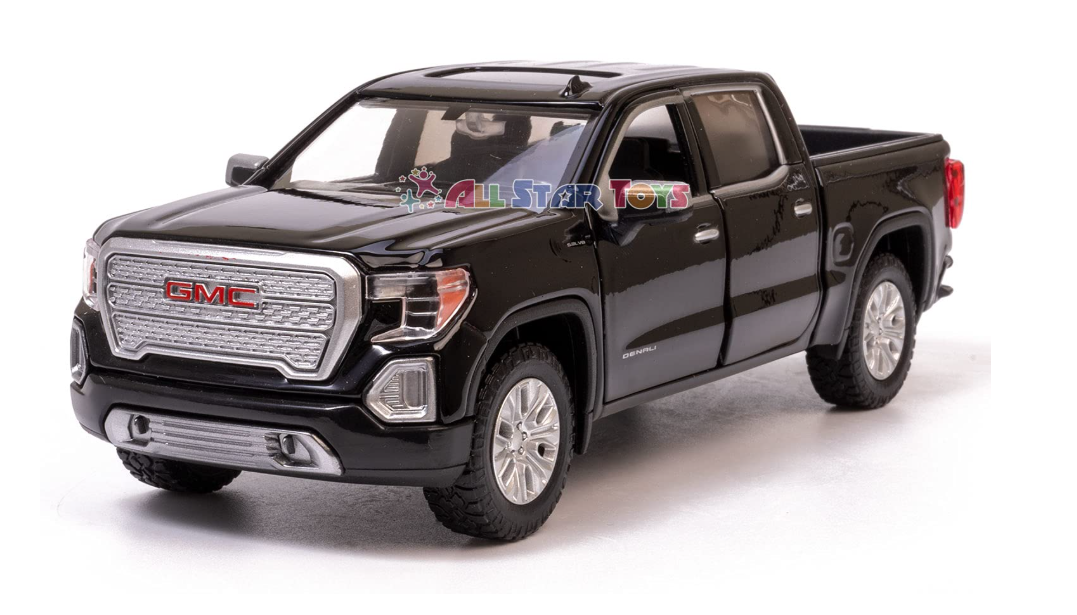 Motor Max 1:27 2019 GMC Sierra 1500 Denali Crew Cab Black 1:24 Series 79362 - Colorland Toys