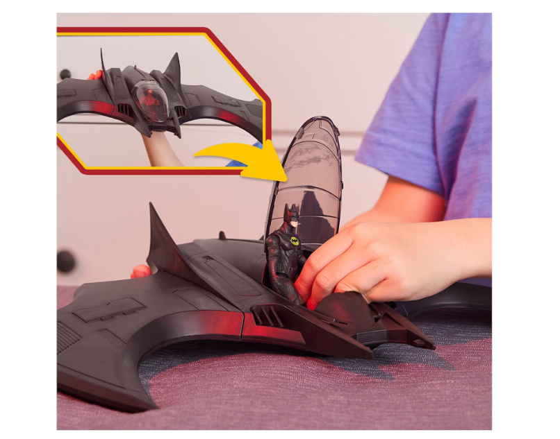 DC Comics The Flash Ultimate Batwing with Action Figures 6065270/88612 - Colorland Toys