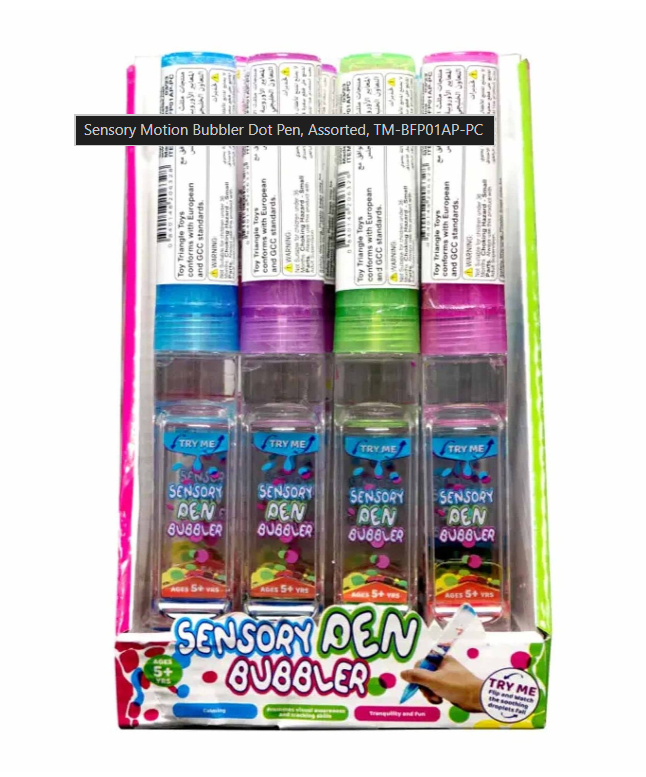 Sensory Motion Liquid Bubble Dot - Flat Cap TM-BFP01AP-PC - Colorland Toys