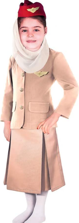Costume Air Hostess 458 10-11 - Colorland Toys