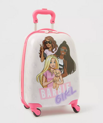 Barbie Kids Luggage with Reusable Stickers 18-inch TBT23MBBLRL410 - Colorland Toys