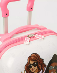 Barbie Kids Luggage with Reusable Stickers 18-inch TBT23MBBLRL410 - Colorland Toys