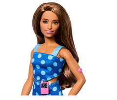Barbie Fashionistas Doll - Blue Polka Dot HYT97 - Colorland Toys