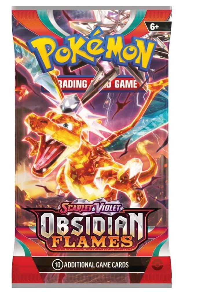 Pokemon TCG Scarlet & Violet 3 Obsidian Flames Booster 186-85374 - Colorland Toys