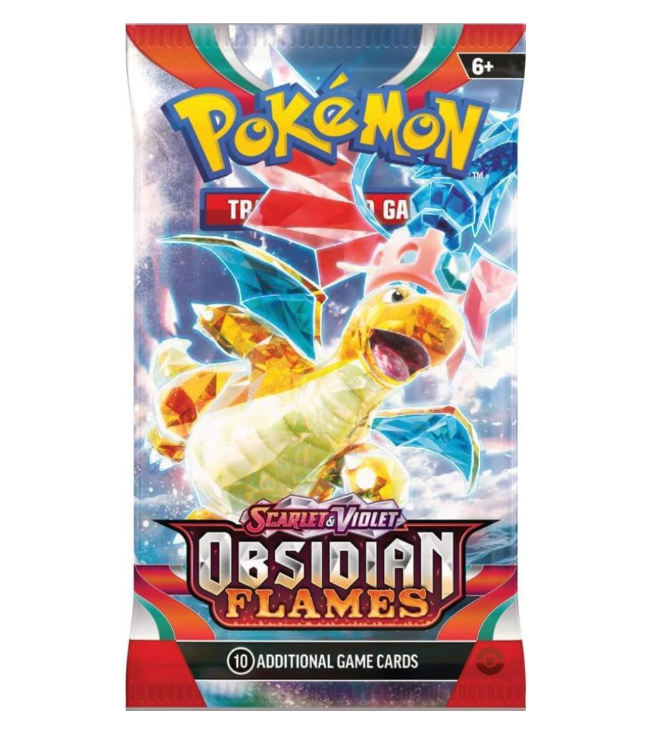 Pokemon TCG Scarlet & Violet 3 Obsidian Flames Booster 186-85374 - Colorland Toys