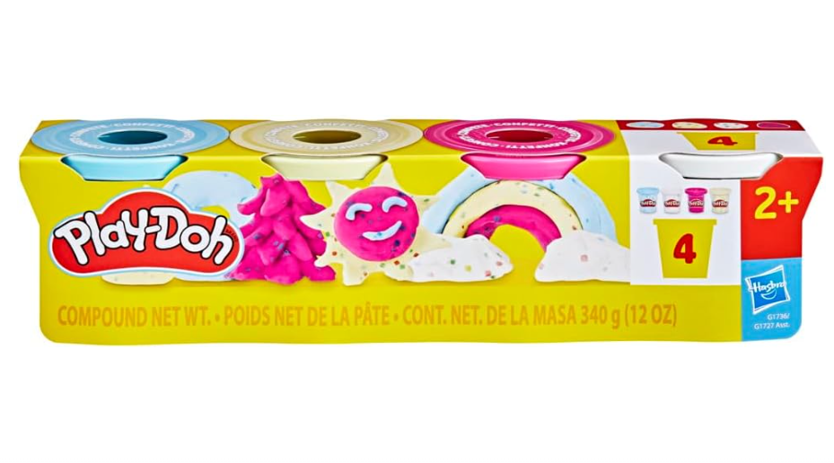 Play-Doh Confetti Fun 4-Pack G1736
