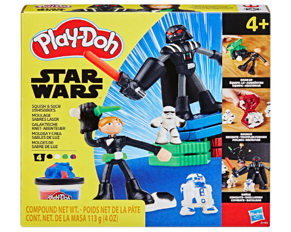 Play-Doh Star Wars Squish And Slice Lightsabers G1583