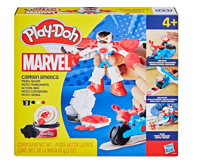 Play-Doh Captain America Moto-Slicer G0555