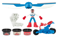 Play-Doh Captain America Moto-Slicer G0555