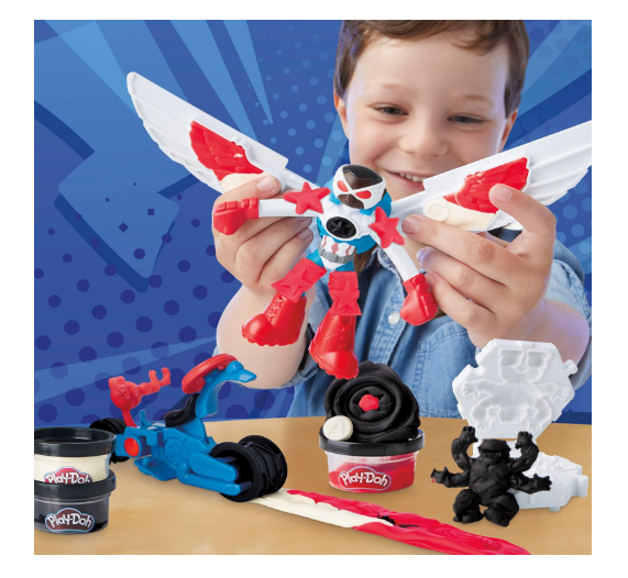Play-Doh Captain America Moto-Slicer G0555