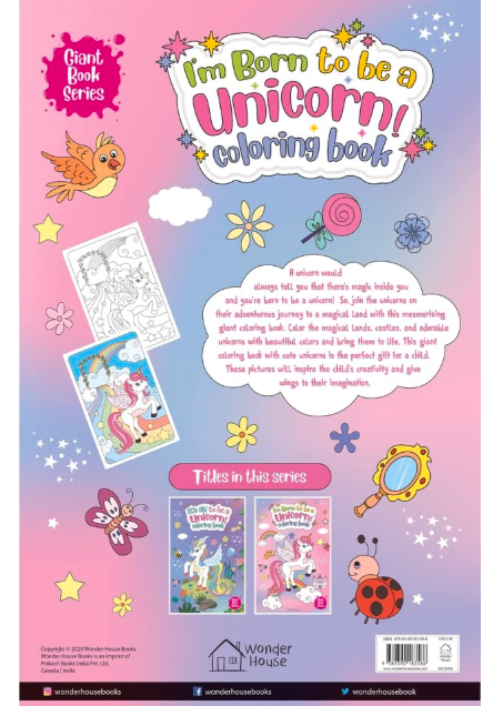 Collection of Colouring Book Unicorn 61220